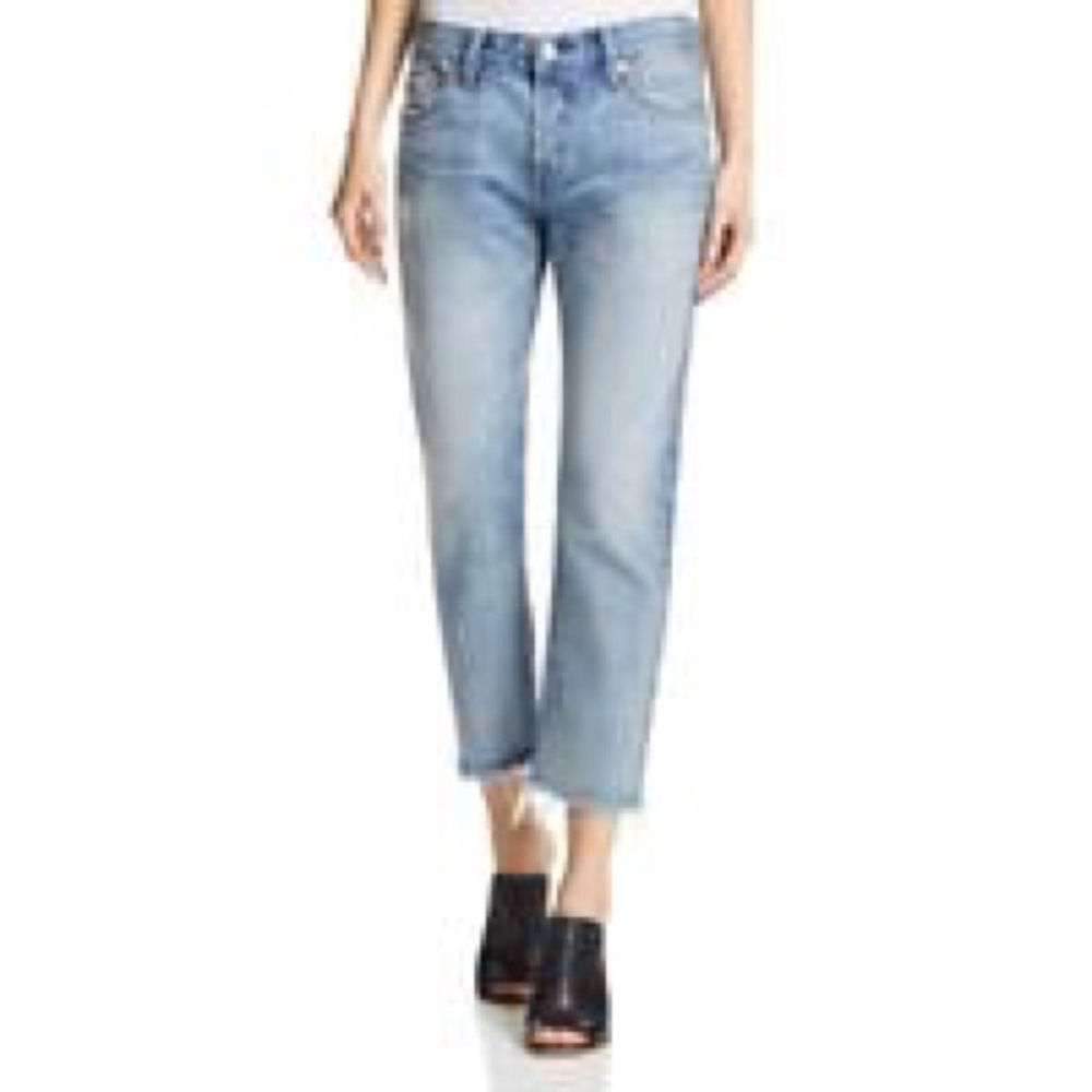 Levi’s 501 Customized Cropped/Tapered Leg Jeans